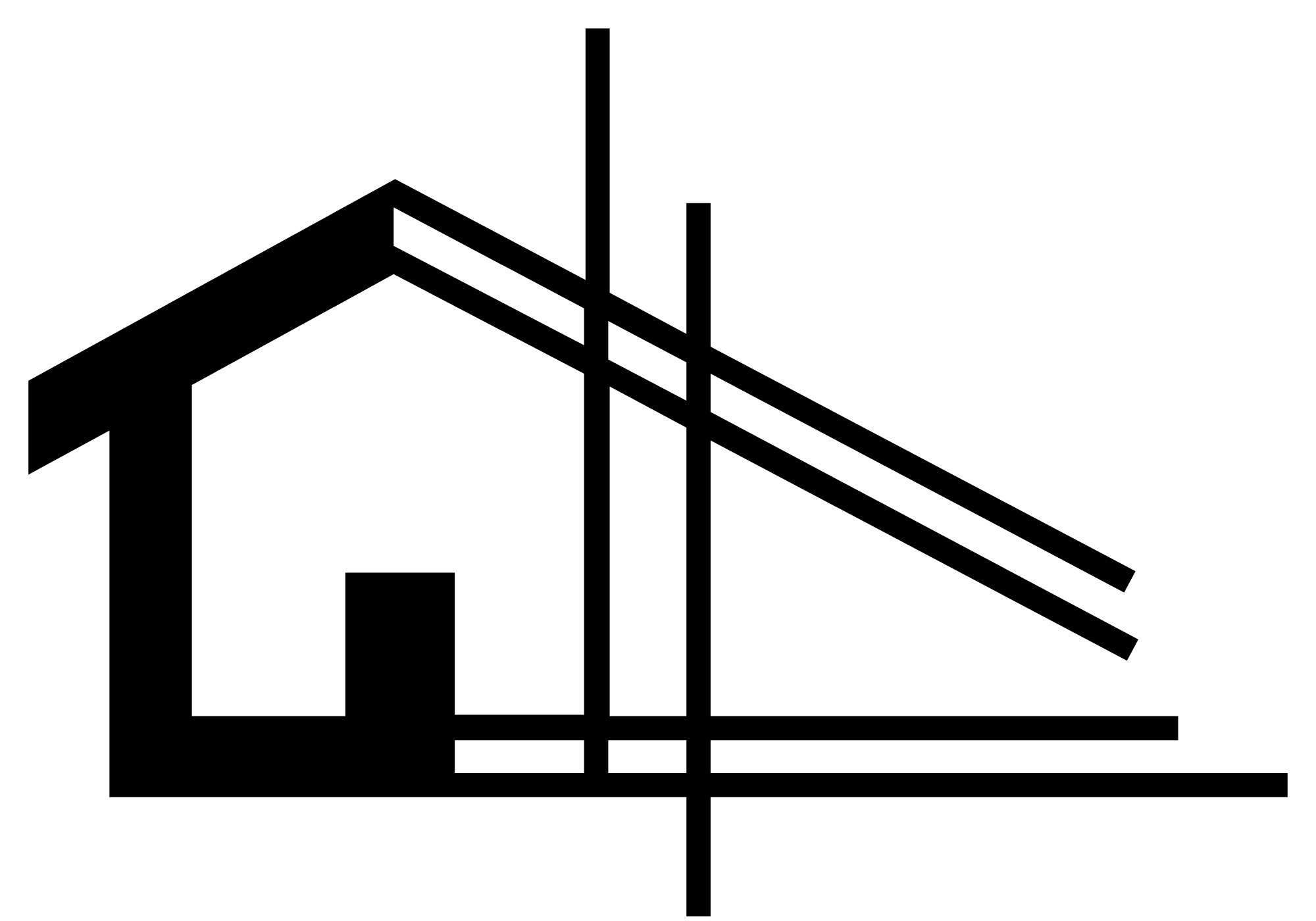 House mark, black
